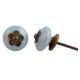 Myosotis Grey Ceramic Knob